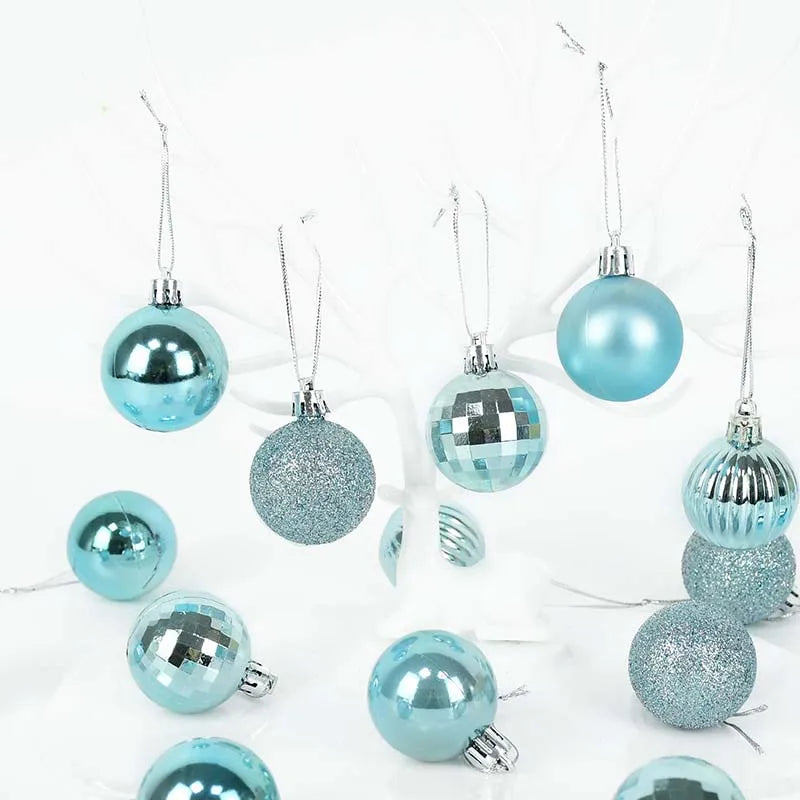 36 Stück Weihnachtskugeln Set – Rot & Gold | Christbaumkugeln Deko für Zuhause, Weihnachten & Neujahr 2026