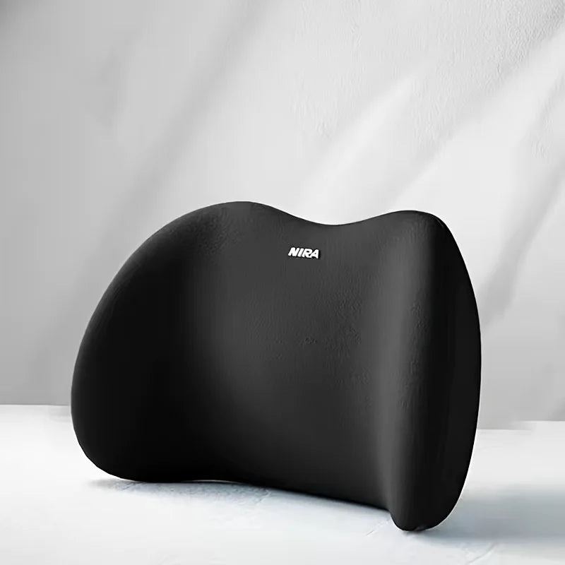 Ergonomisches Memory Foam Lendenkissen | Komfortables Rückenstützkissen | Waschbarer Bezug für Büro & Bett Kaufschwan®