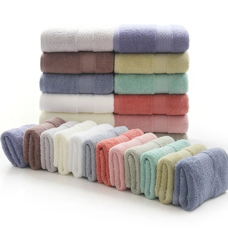 6-teiliges / 3-teiliges Baumwoll Handtuch Set – Luxuriös Bestickt mit Spitze | Bade-, Hand- & Gesichtstücher in 17 Farben, Schnell Trocknend Kaufschwan®
