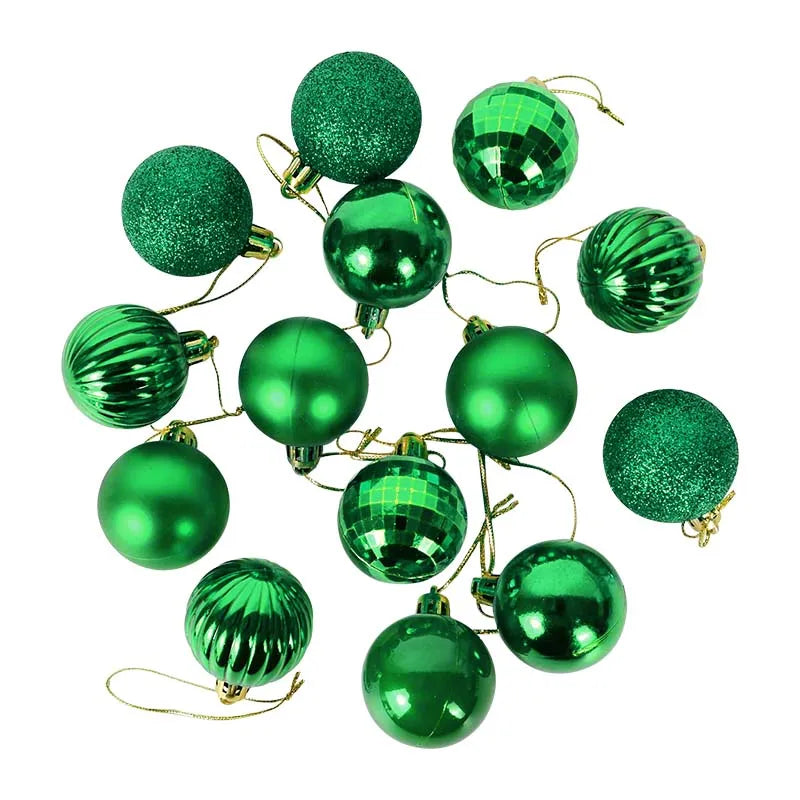 36 Stück Weihnachtskugeln Set – Rot & Gold | Christbaumkugeln Deko für Zuhause, Weihnachten & Neujahr 2026