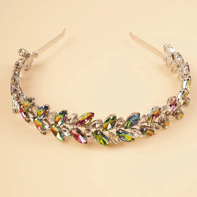 Kristall-Braut-Haarreif - Funkelndes Strass-Haaraccessoire für Damen & Mädchen Kaufschwan® Bunt
