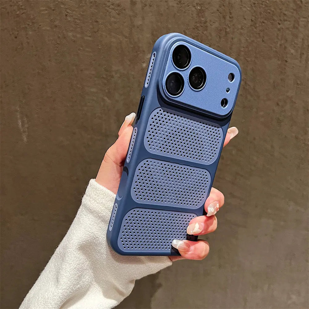 Wärmeableitende MagSafe-Magnethülle für iPhone 18 Pro & iPhone 18 Pro Max – Schutzhülle mit Kameraschutz Kaufschwan® Blau iPhone 18 Pro