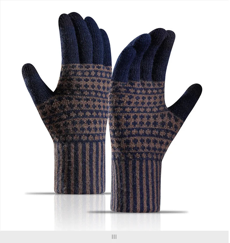 Einfache & Stilvolle Touchscreen Handschuhe – Warme Strickhandschuhe für Winter | Kältebeständige Fahrrad- & Outdoorhandschuhe für Damen & Herren Kaufschwan®