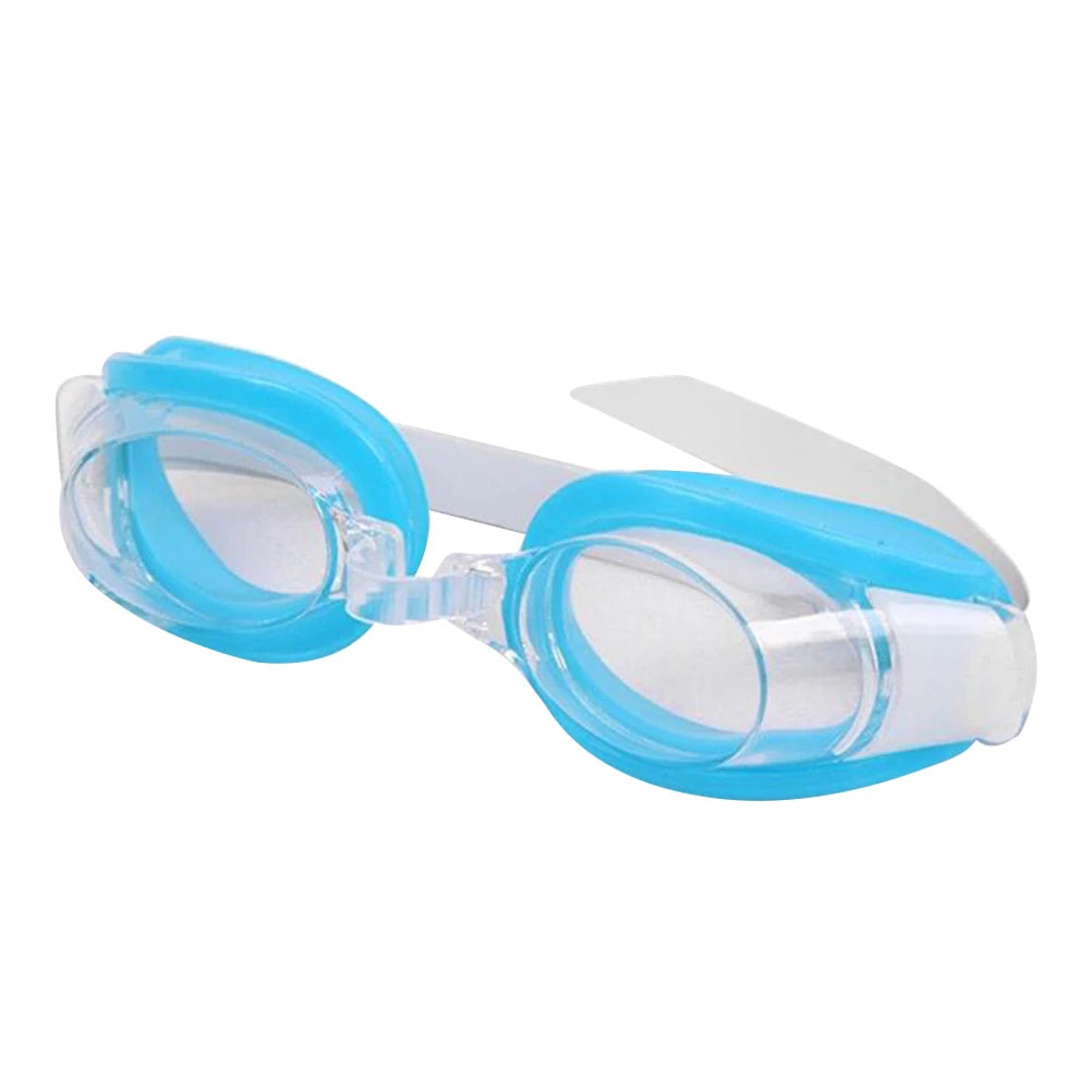 Schwimmbrille mit Vollschutz | Anti-Beschlag | Weitwinkel | Auslaufsicher & Wasserdicht | Klare Sicht Schwimmbrille für Damen & Herren Kaufschwan® Hellblau