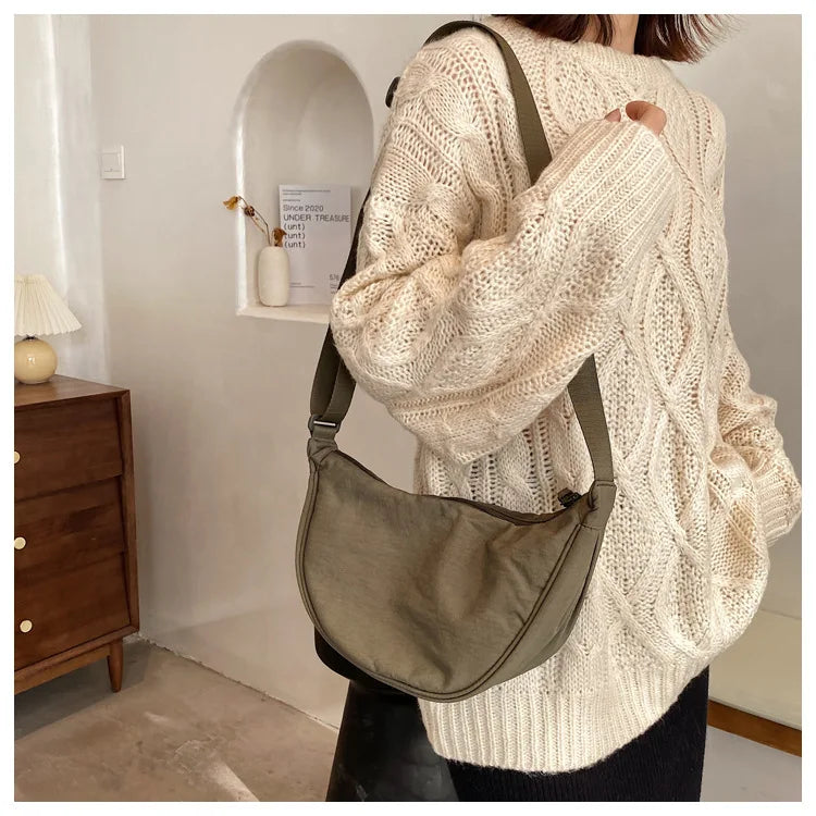 Damen Nylon Crossbody Tasche – Große Kapazität Designer Schulter Tote & Reisetasche Shopper Kaufschwan®