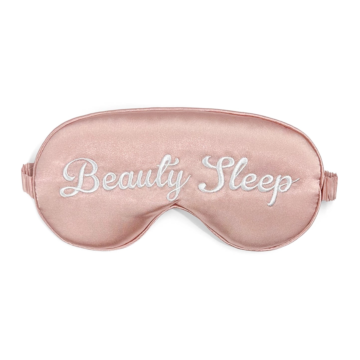 Beauty Schlafmaske | Weiche Doppelseitige Seiden-Augenabdeckung | Lichtblockierende Augenbinde mit Elastischem Band Kaufschwan® Pink Medium