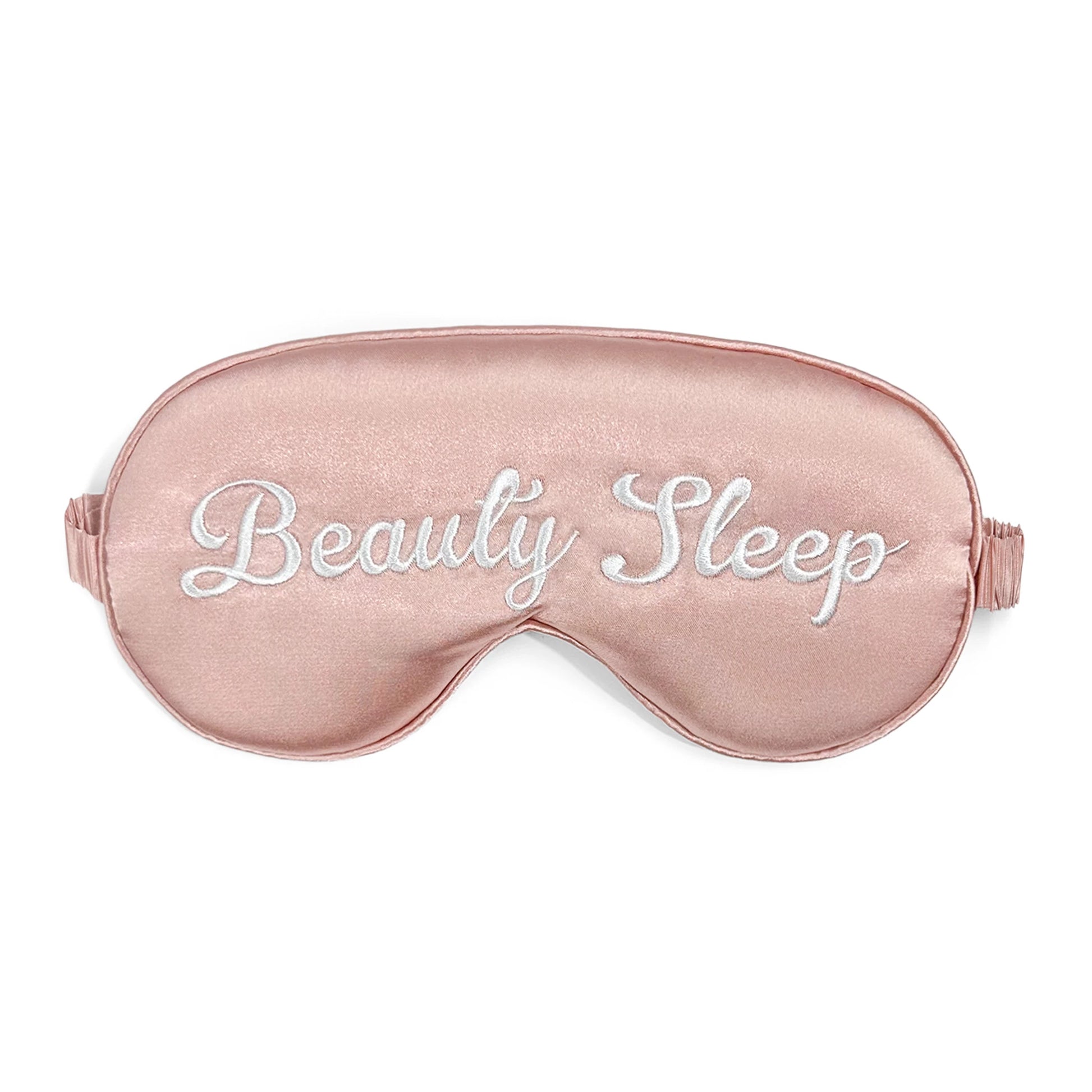 Beauty Schlafmaske | Weiche Doppelseitige Seiden-Augenabdeckung | Lichtblockierende Augenbinde mit Elastischem Band Kaufschwan® Pink Medium