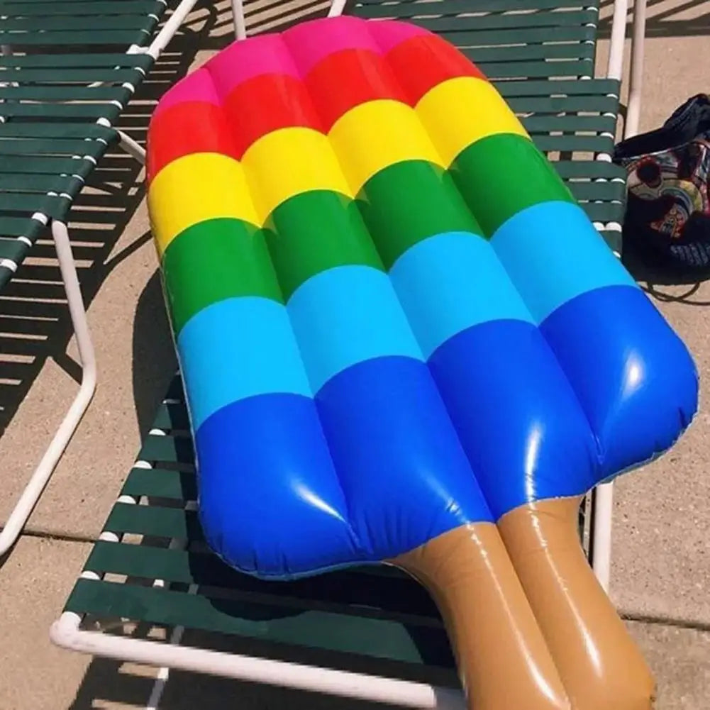 180cm Eiscreme-Aufblasbare Pool-Liege – Riesiges Schwimmendes Wasserbett Kaufschwan®