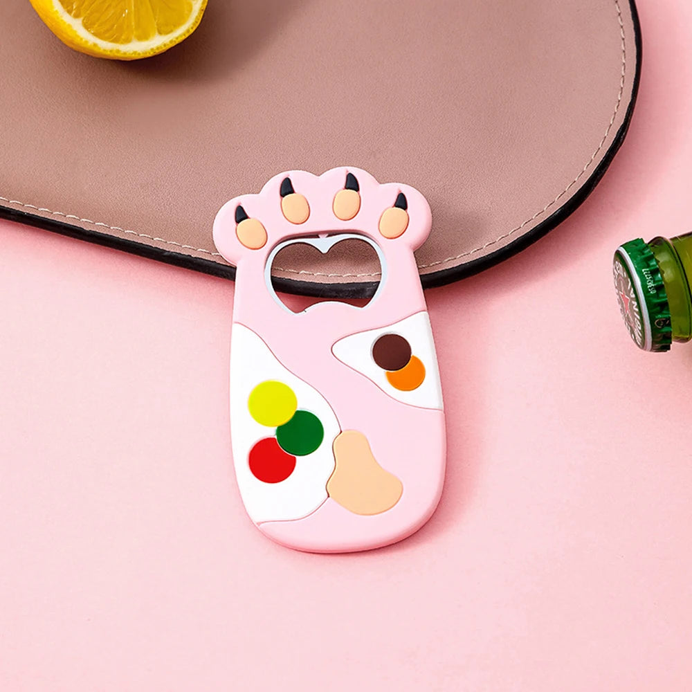 Katzenpfote Flaschenöffner – Cartoon Magnet Kühlschrank Bieröffner Kaufschwan® Design 1