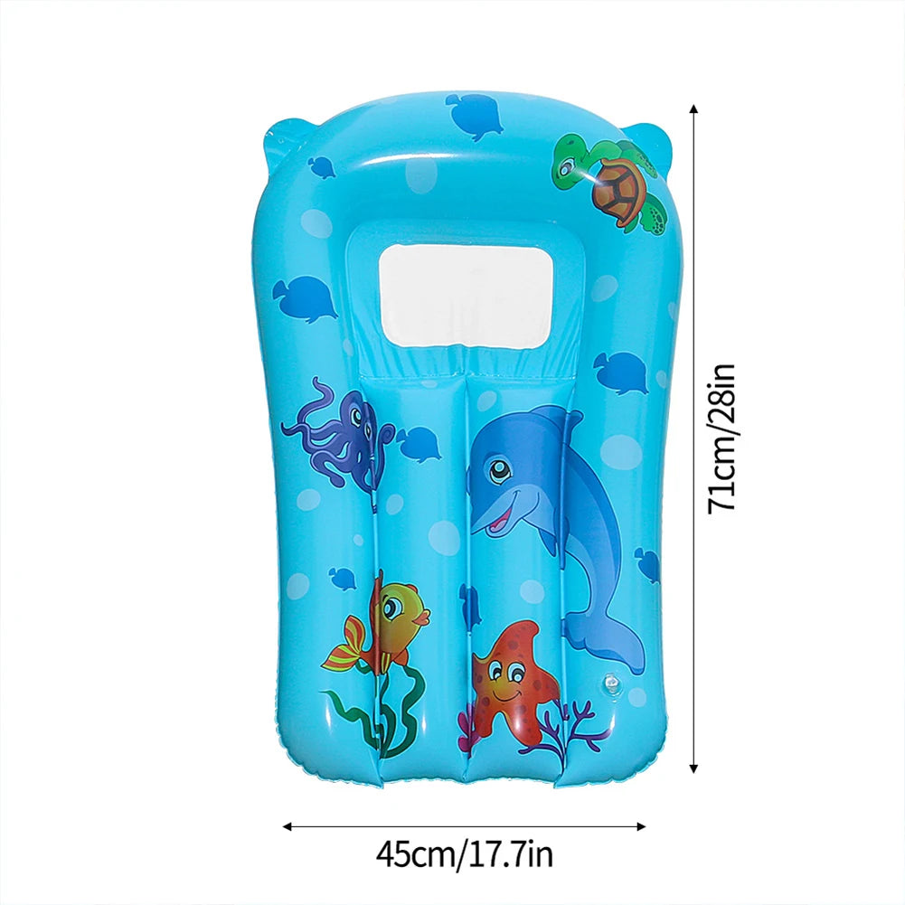 Kinder PVC Wasserhängematte – Aufblasbare Schwimmliege für Pool & Meer Kaufschwan® Blau