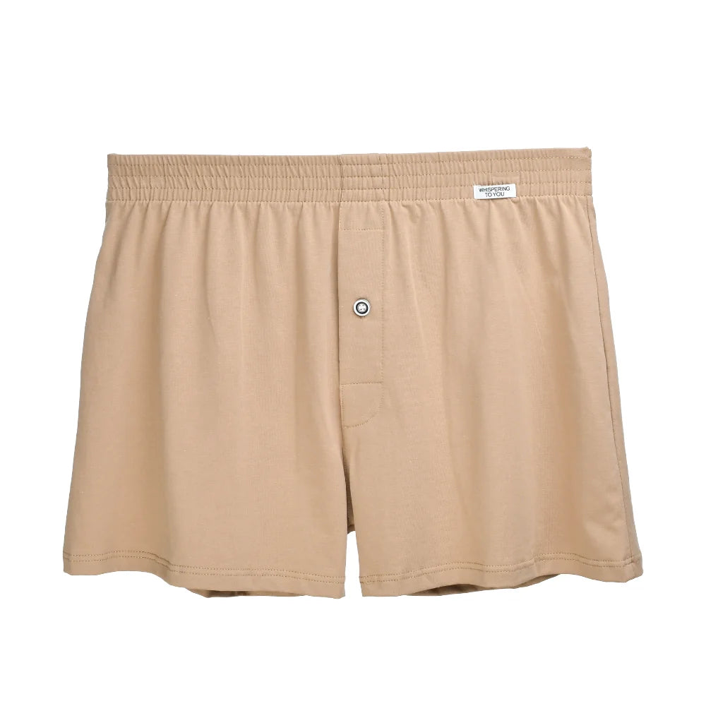 Herren Boxershorts aus Baumwolle – Bequeme Unterwäsche mit Elastischem Bund | Klassische Knopfleiste, Große Größen, Perfekt für Zuhause Kaufschwan®