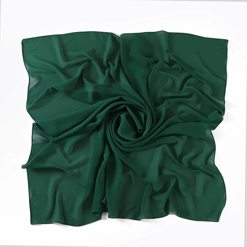 85×85CM Kopftuch – Damen Quadrat Hijab | Muslimisches Einfarbiges Kopftuch, Modischer Schal & Unterkopftuch Kaufschwan®