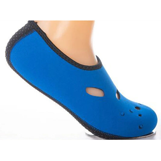 Erwachsene Neopren Wasserschuhe Socken – Atmungsaktive Slip-On Tauchsocken für Pool & Strand (1 Paar) Kaufschwan® Blau 35-36