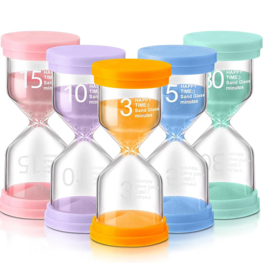 Bunte Sanduhr Timer – Kinder Lernspielzeug & Dekorative Sanduhr für Zuhause