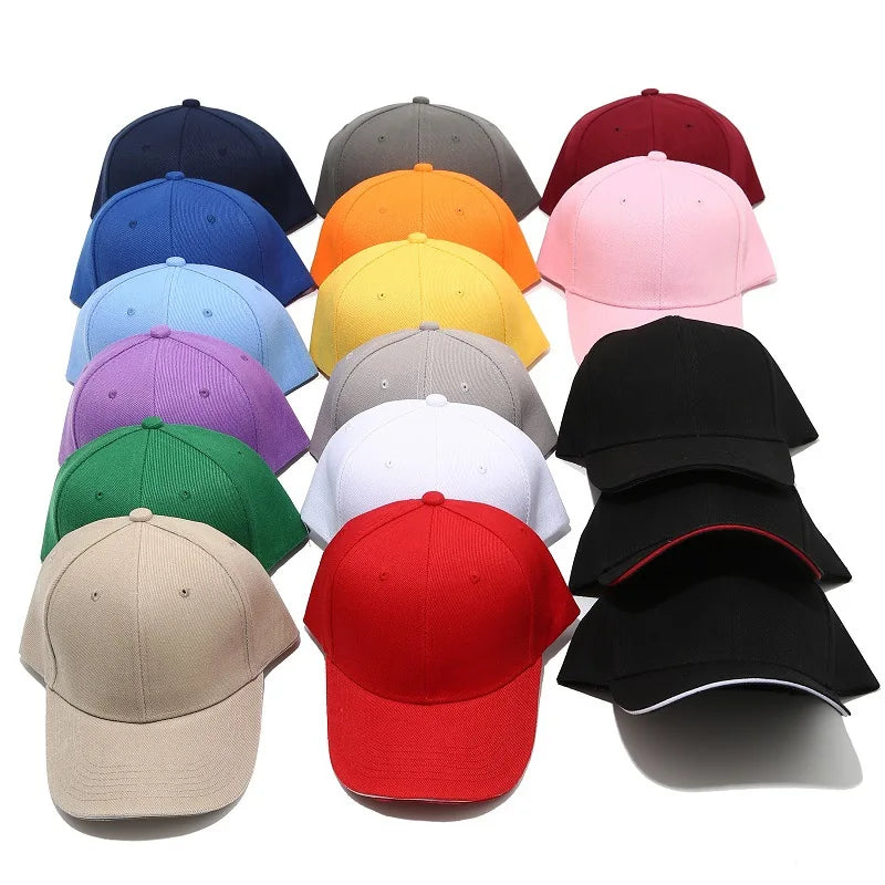 17 Farben Woll Baseballkappe Set | Herren & Damen Freizeit Einfarbige Kappe | Outdoor Reise Mode Kappe 6 Stück Kaufschwan®