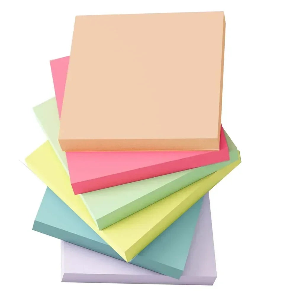400 Seiten Sticky Notes – 8-Farbige Haftnotizen | Planer Sticker & Notizblöcke für Schule und Bürobedarf Kaufschwan®