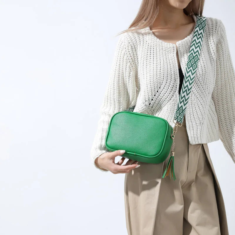 Minimalistische Schultertasche – Damen Umhängetasche mit Großer Kapazität | Einfarbige Kleine Quadratische Crossbody Tasche Kaufschwan®