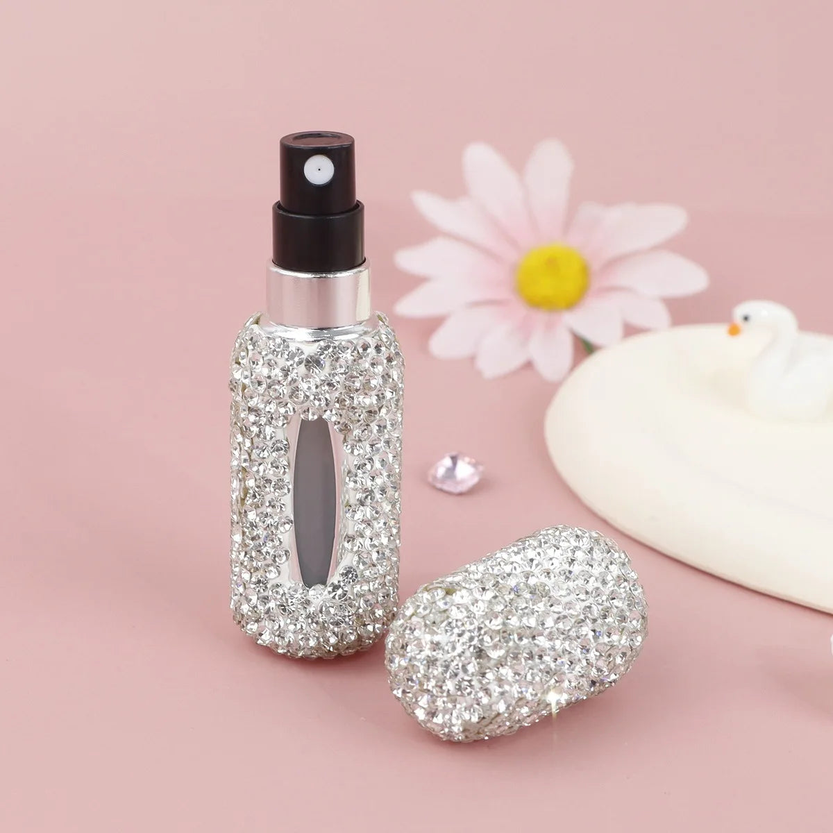 Bling Spray Bottle Rhinestone Perfume Travel Refillable Perfume Atomizer Bottle 5ml Portable Mini Perfume Spray Dispensers Gift Kaufschwan®