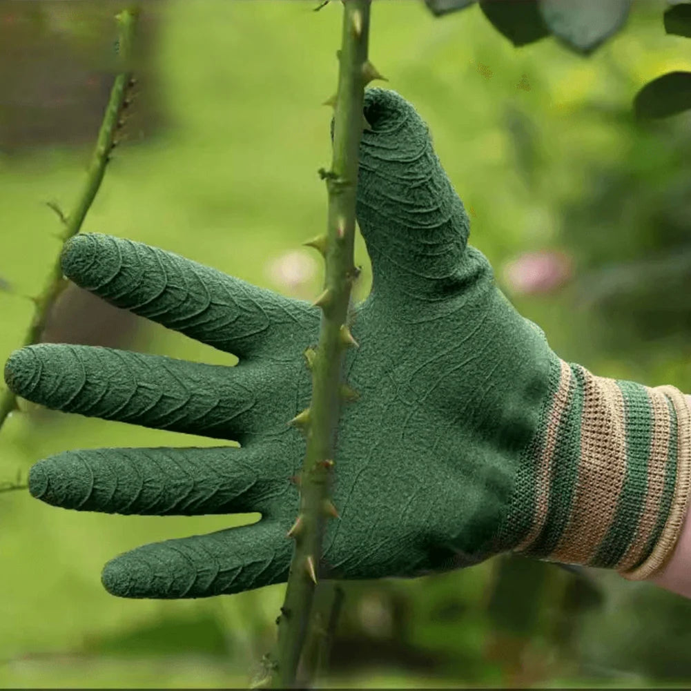Dornenfeste Gartenhandschuhe Atmungsaktiv Schutz Handschuhe für Rosen Kaktus Gartenarbeit 1–10 Paar/Set Kaufschwan®