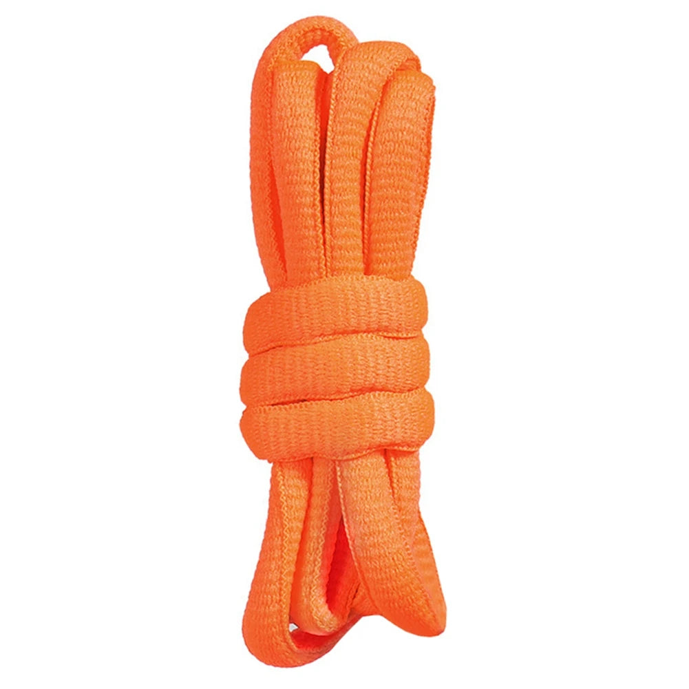 9mm Dicke Ovale Schnürsenkel – Premium Ersatzschnürsenkel für Dunks & Sneaker | 140cm Lange Robuste Sportschuh Laces Kaufschwan® Orange