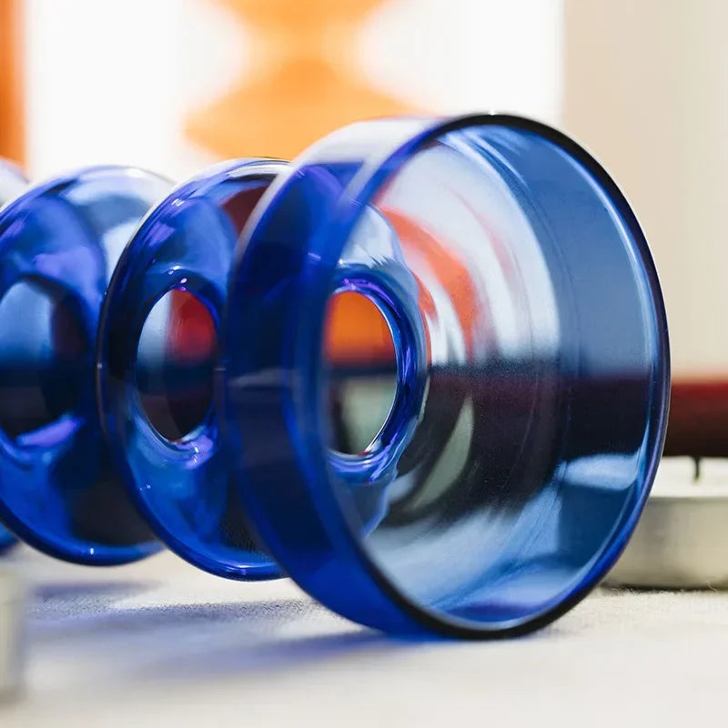 Glas Kerzenhalter für Teelicht – Europäischer Glas Kerzenständer im Kristallstil für Wohndekoration & Hochzeit Kaufschwan®