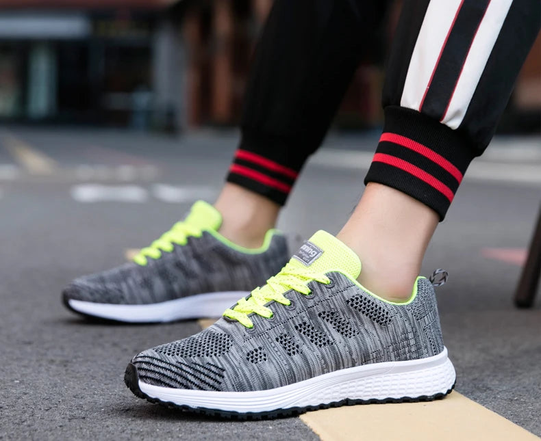 Damen Vulcanized Sneaker – Modische Flache Schuhe mit Plateau-Optik | Bequeme Alltagsschuhe in Übergrößen Kaufschwan®