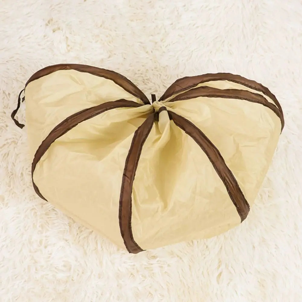 Faltbarer Katzentunnel für Katze – Atmungsaktive Spielröhre aus Polyester mit Stahldraht & Kuschelnest Kaufschwan®