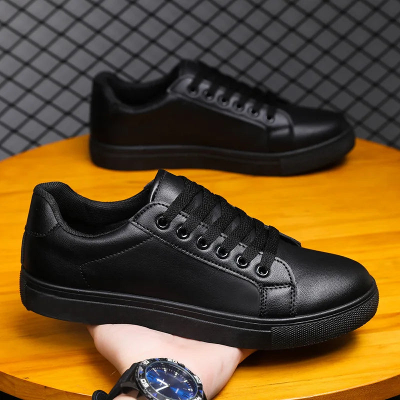 Herren Business Casual Mokassins – Weiche Bequeme Sneaker | Schwarze & Weiße Schuhe für Büro & Freizeit Kaufschwan®