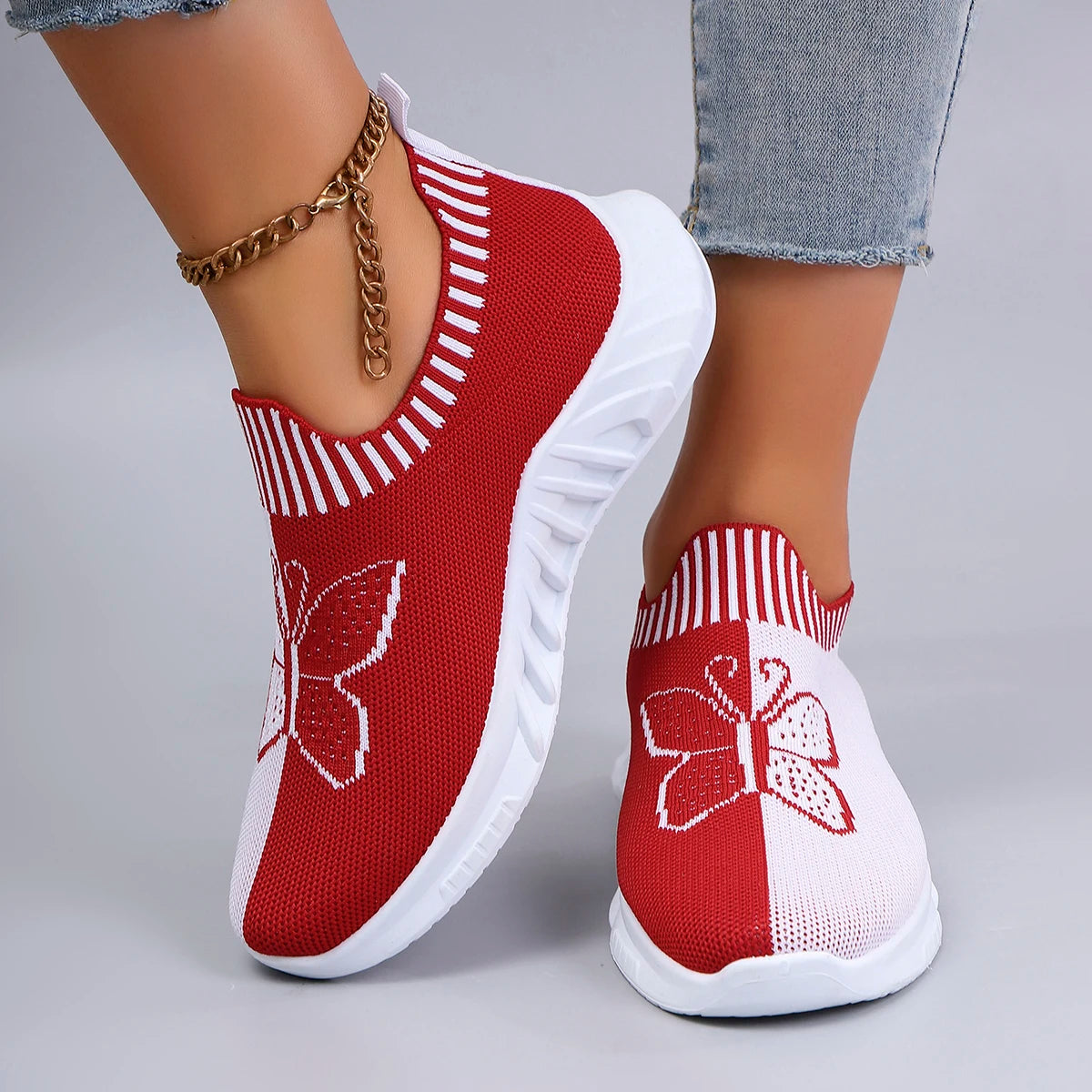 Frühling Damen Slipper – Bequeme, Atmungsaktive, Leichte & Langlebige Freizeitschuhe | Einfach zum Hineinschlüpfen Kaufschwan®