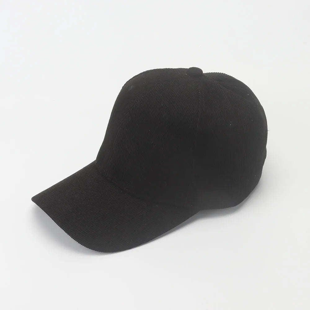 Corduroy Baseballkappe | Damen Retro Einfarbige Dad Hat | Herbst Winter Hüte für Herren & Damen | Unisex Freizeit Gebogener Schirm Kaufschwan®