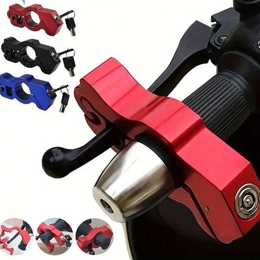 Fahrrad Lenker Schloss – Anti-Diebstahl Aluminiumlegierung Schloss mit 2 Schlüsseln | Robustes Stahl Motorrad & E-Bike Sicherheitsschloss Kaufschwan®