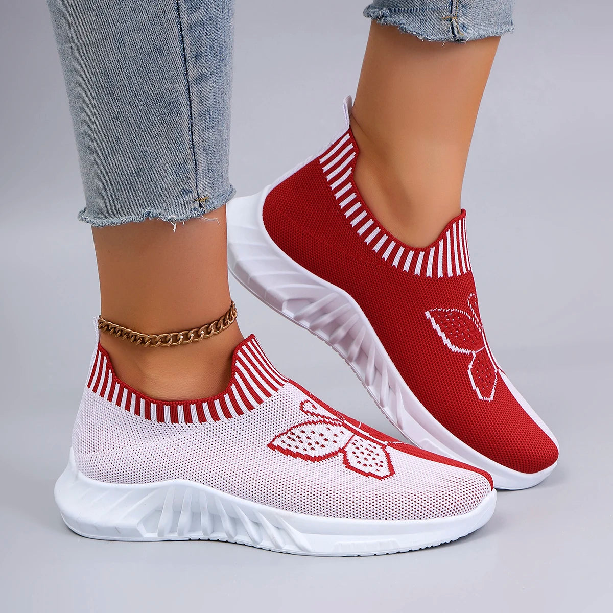 Frühling Damen Slipper – Bequeme, Atmungsaktive, Leichte & Langlebige Freizeitschuhe | Einfach zum Hineinschlüpfen Kaufschwan®