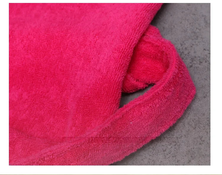 100% Baumwolle Frottier-Bademantel – Unisex Langer Dicker Morgenmantel für Damen & Herren, Hotelqualität Kaufschwan®