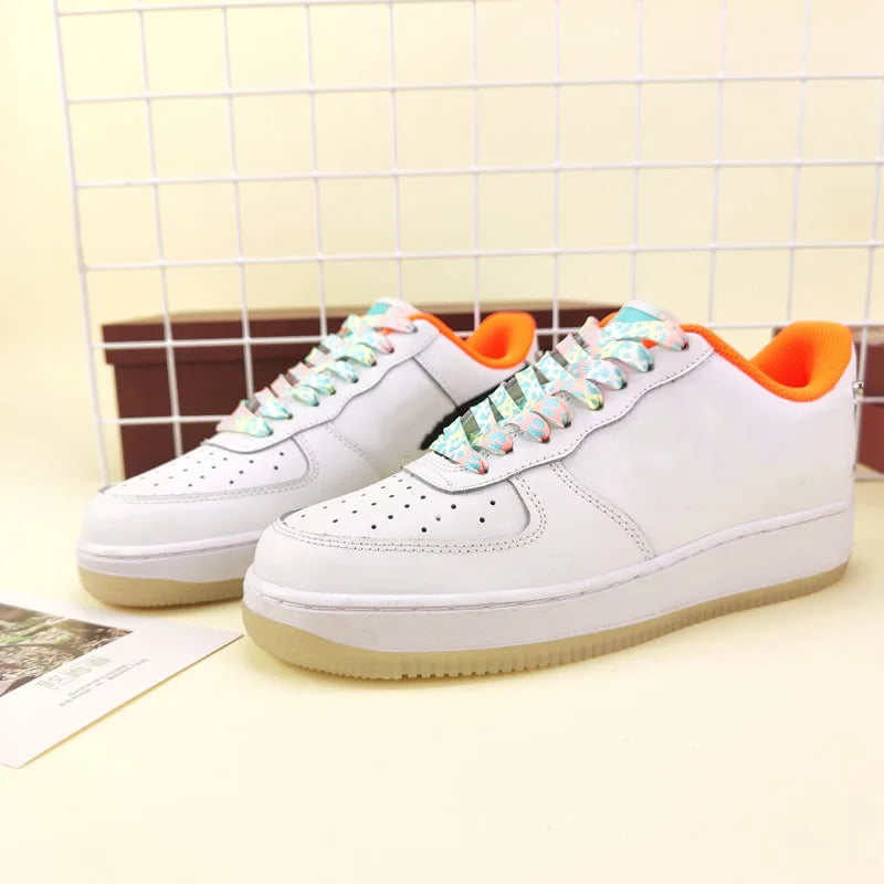Flache Modische Schnürsenkel – Leopardenmuster & Tie-Dye Farbverlauf | Stilvolle Laces für AF1, AJ1 & Leinensneaker Damen & Herren Kaufschwan®