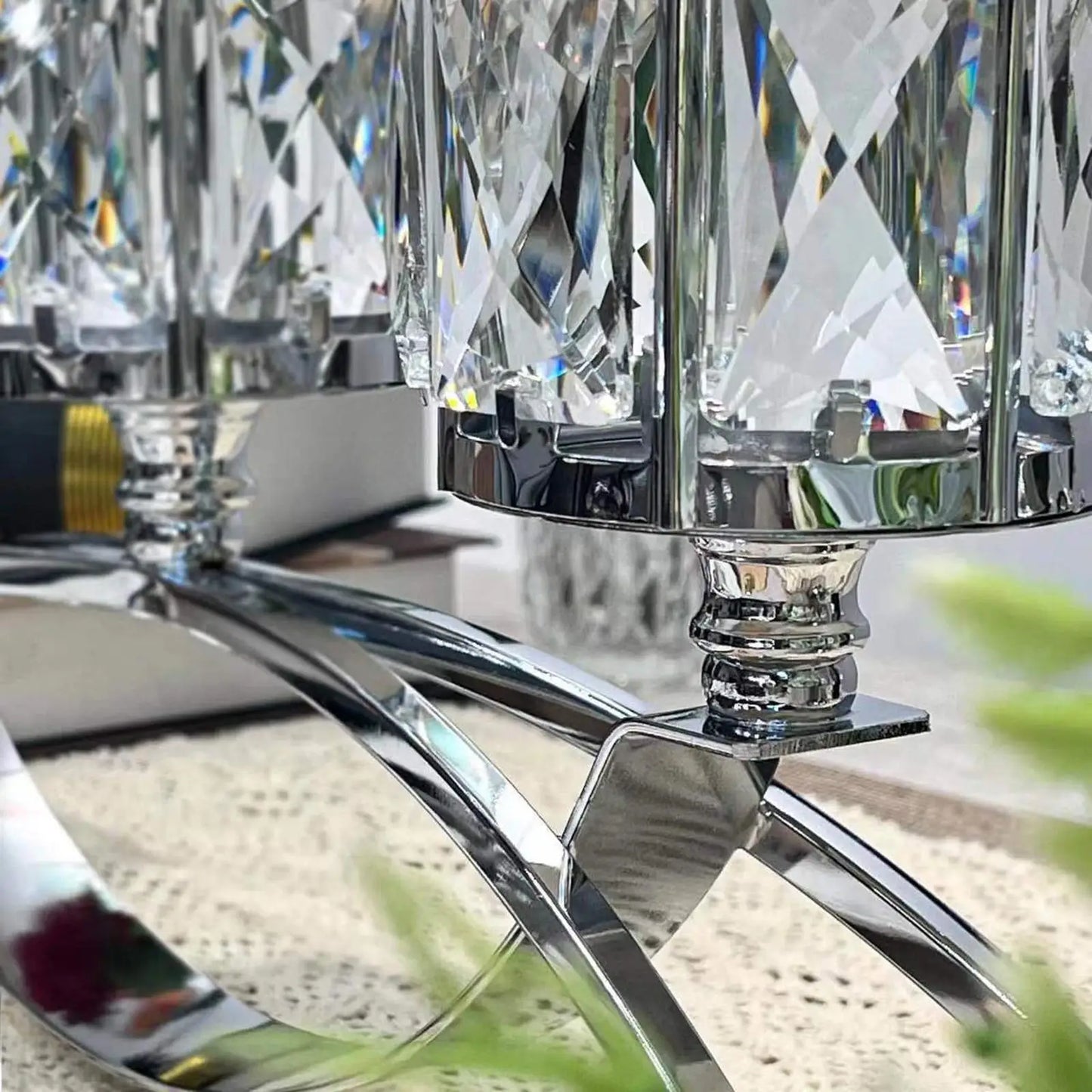 Teelicht Kerzenhalter – Eleganter 3-armiger Glas-Schalen Kandelaber für Club, Hochzeit, Event & Wohndekoration Kaufschwan®