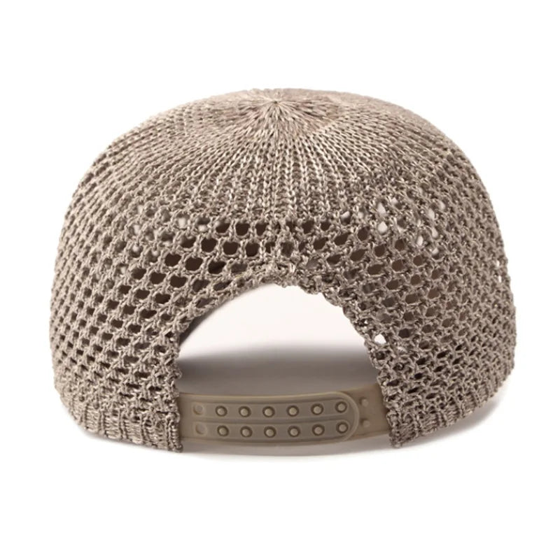 Sommer Einfarbige Atmungsaktive Baseballkappe | Sport Mesh Outdoor Sonnenhut | Leicht & Verstellbar Kaufschwan®