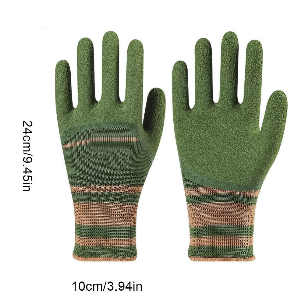 Dornenfeste Gartenhandschuhe Atmungsaktiv Schutz Handschuhe für Rosen Kaktus Gartenarbeit 1–10 Paar/Set Kaufschwan®