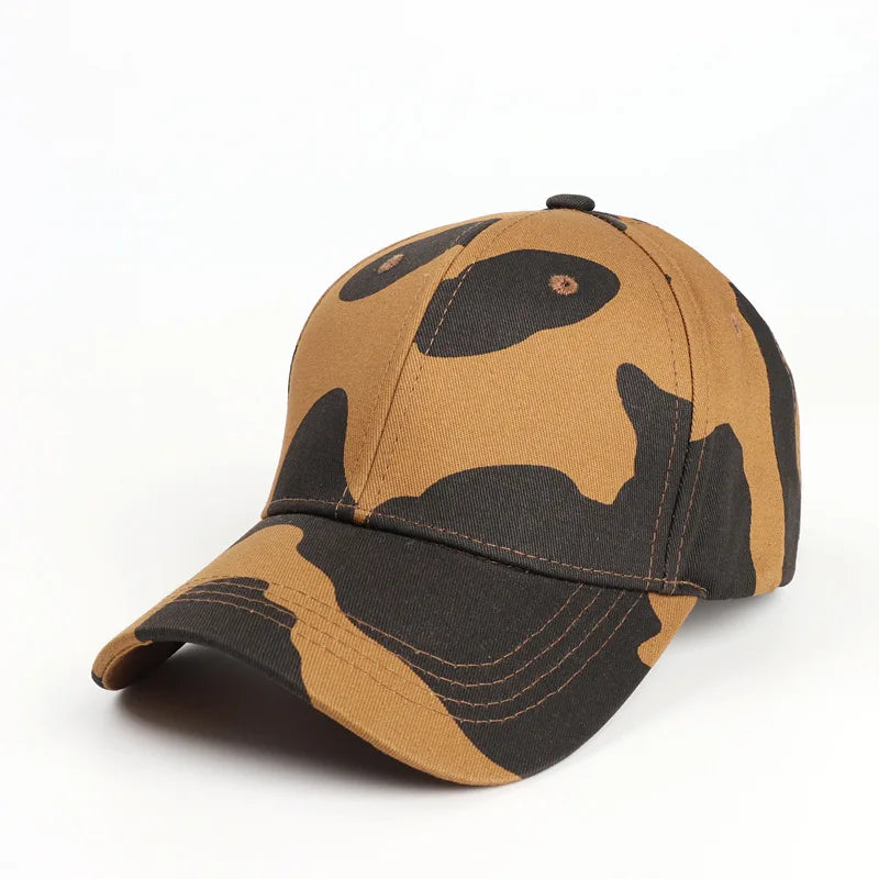 Leopard Print Baumwoll Baseballkappe | Herren & Damen Snapback Hip Hop Hat | Frühling & Sommer Sonnenhut | Verstellbare Peaked Cap Kaufschwan®