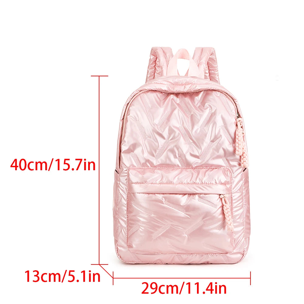 Knitter-Optik Rucksack für Damen | Großraum Studenten- & Reisetasche | Freizeit Laptop-Rucksack für Schule & Pendeln Kaufschwan®