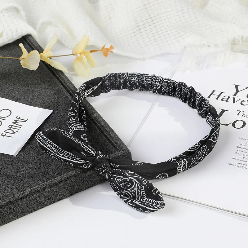 Bandana Haarreif mit Schleife – Geknotetes Turban-Haarreif für Damen & Mädchen Kaufschwan®