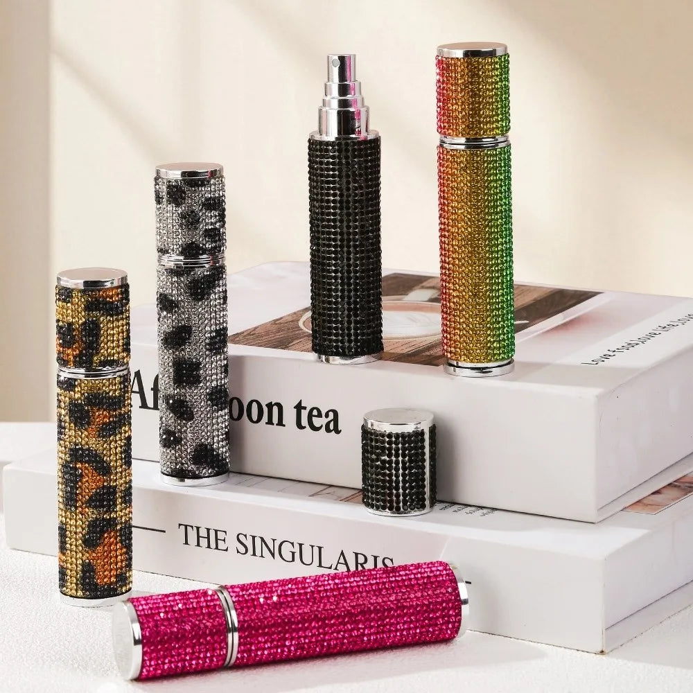 10ml Mini Parfüm Nachfüllflasche – Glitzer Diamond Spray Atomizer | Nachfüllbarer Reise-Parfümsprüher Kaufschwan®