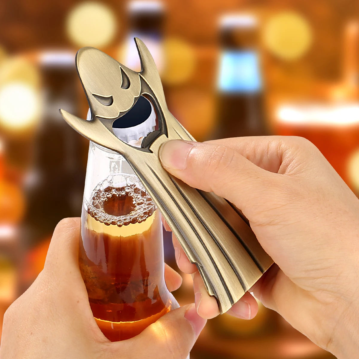 Geist Flaschenöffner – Halloween Metall Bar Werkzeug Geschenk Kaufschwan®