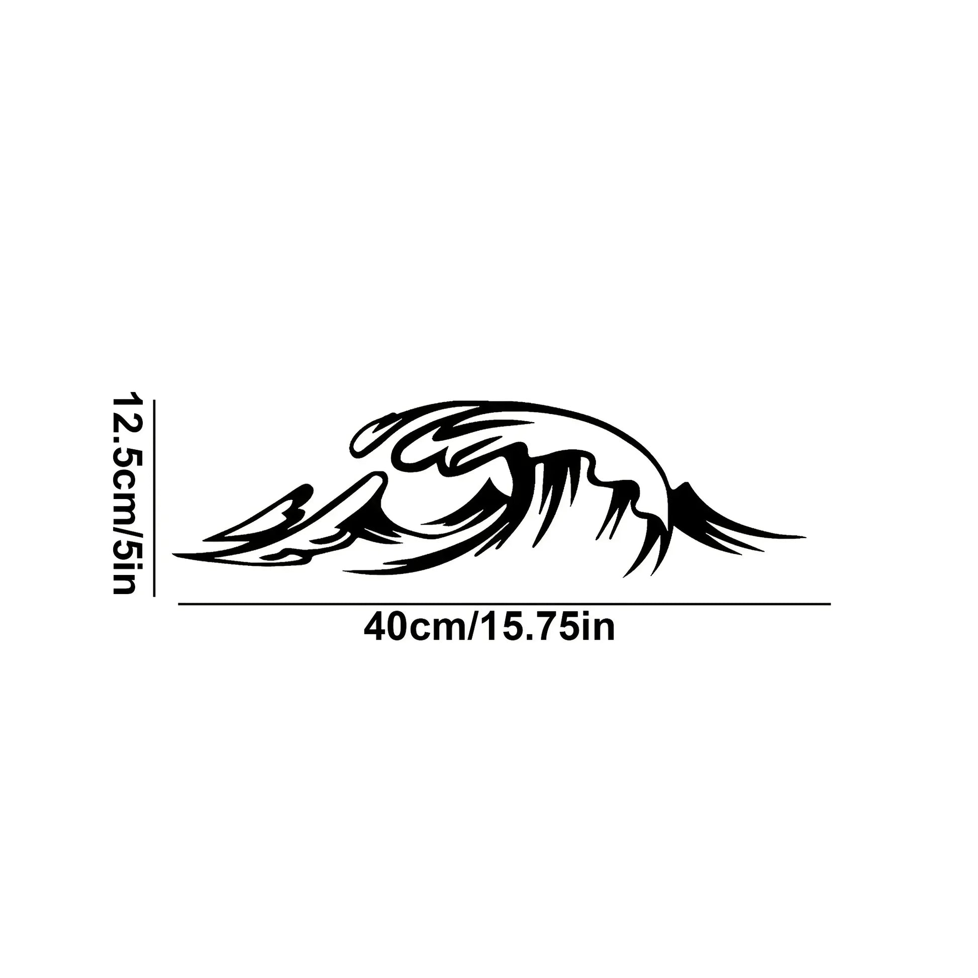 Meereswelle Metall Wandbild – Rostfreie Eisen Hängedekoration Kaufschwan®