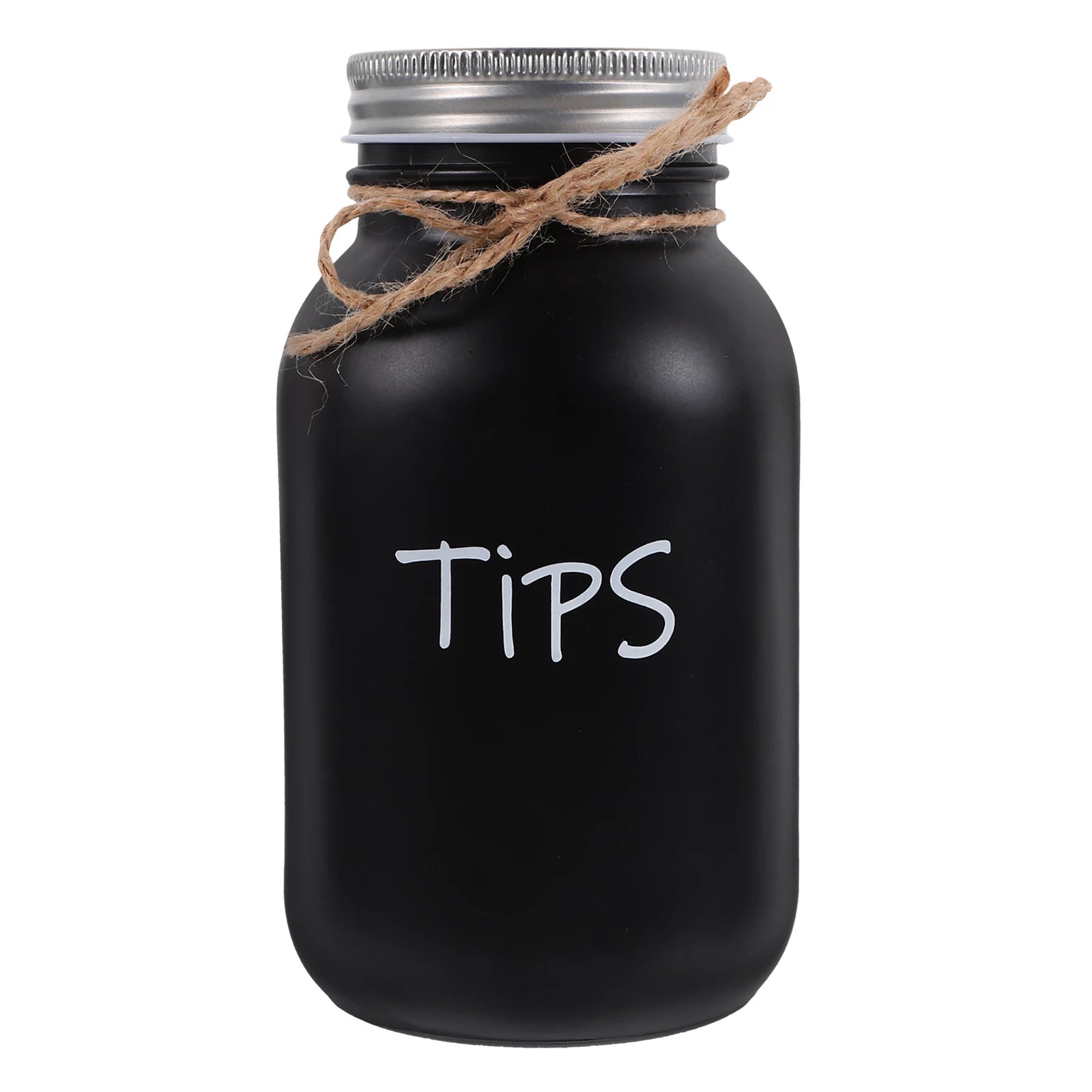 Tips/Trinkgeld Glas Sparschwein – Trinkgeldkasse - Geldspar Glas für Zuhause und Büro Kaufschwan®
