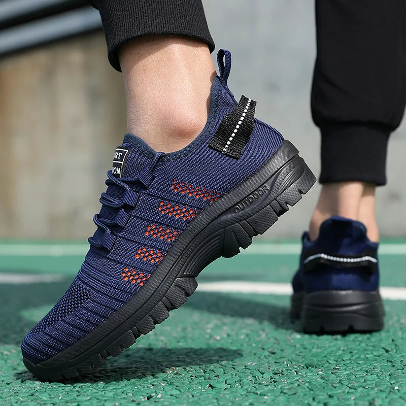 Herren Atmungsaktive Laufschuhe – Leichte Sportschuhe für Training & Freizeit | Unisex Outdoor Sneaker Kaufschwan® Blau 39