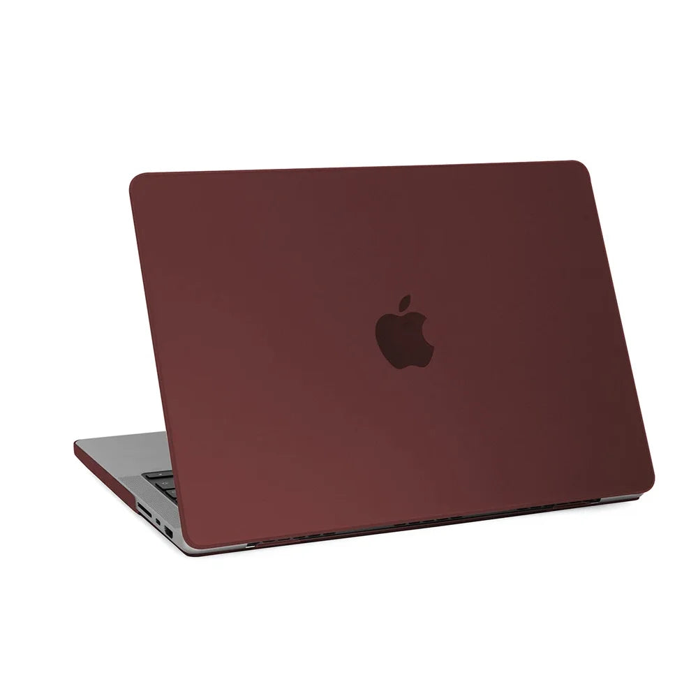 Matte Laptop Hülle für MacBook Air 13/15 (M1 M2 M3) & MacBook Pro 13/14/16 – Stoßfeste Schutzhülle Kaufschwan® Rot Air A1466 A1369