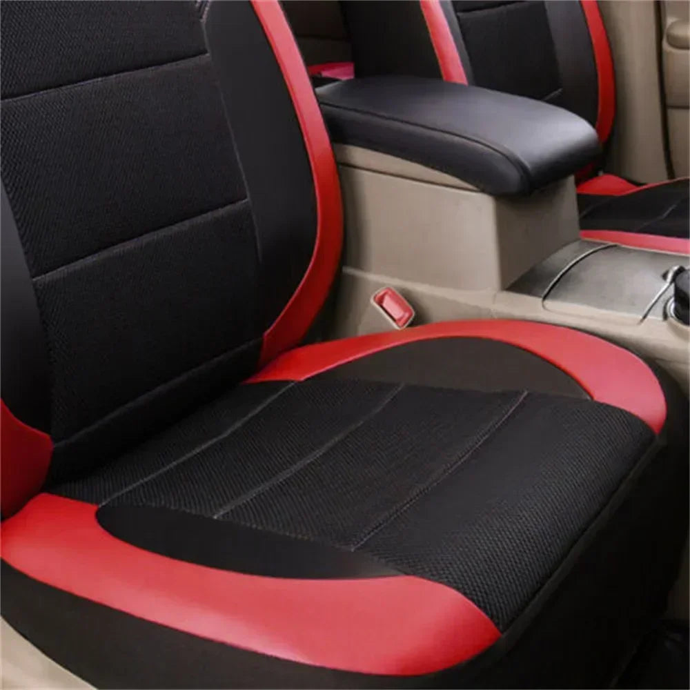 Universelles PU-Leder Autositzbezug-Set – Vollschutz für vorne & hinten, passend für 5-Sitzer Autos & LKWs Kaufschwan®