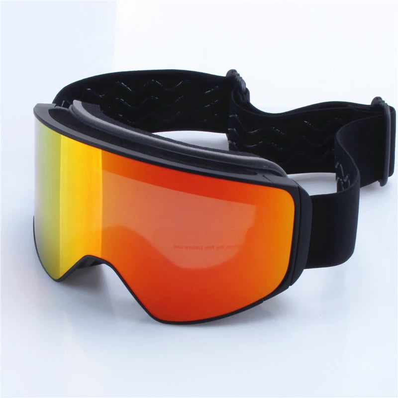 Doppelglas Anti-Beschlag & UV-Schutz | HD Schneebrille für Skifahren & Snowboarden, Unisex Kaufschwan® Design 1