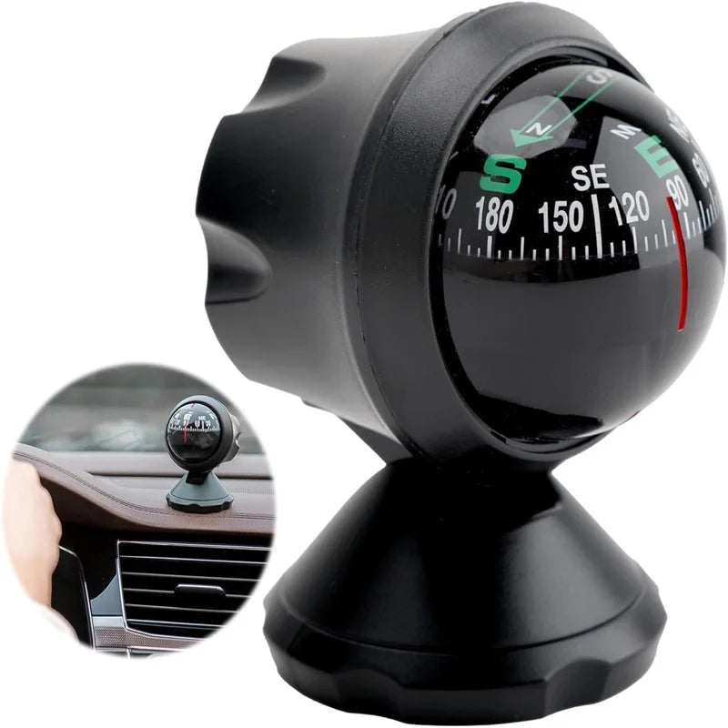 Outdoor Fahrzeugkompass – Multifunktionaler Auto Inklinometer & Neigungsmesser | Innenraumzubehör für Navigation & Fahrsicherheit Kaufschwan®