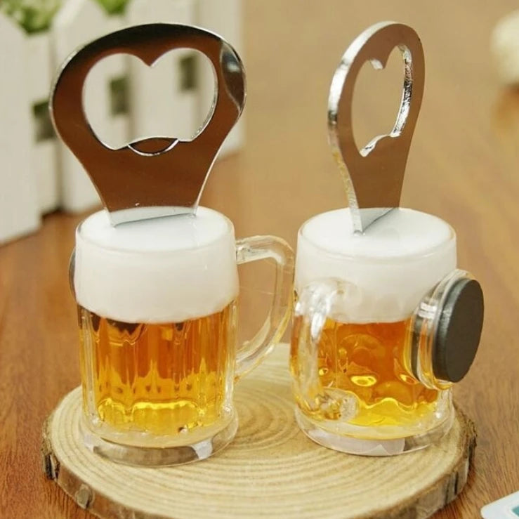 Magnetischer Flaschenöffner – Kühlschrank Wandhalter Bieröffner Geschenk für Männer Kaufschwan®